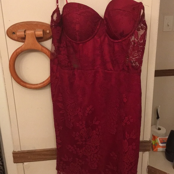 Sexy party dress red size medium - Picture 1 of 3